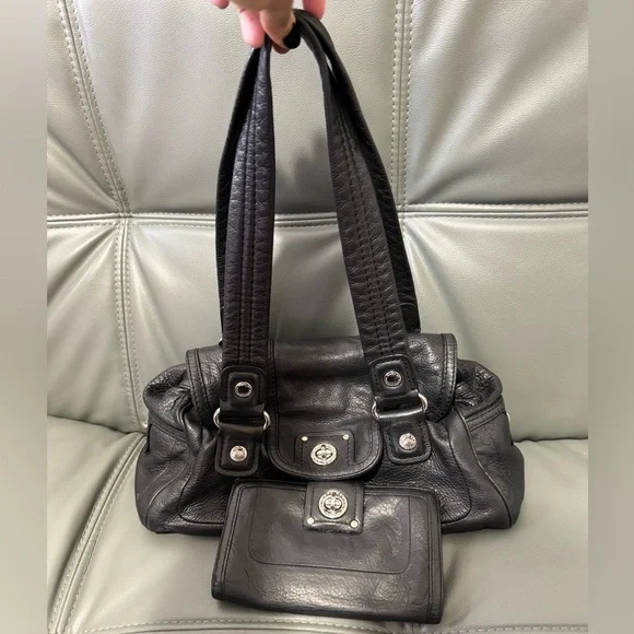 Marc Jacobs Black Satchel with Wallet - Picture 1 of 16